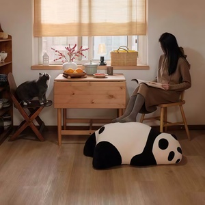 Sillón Moderno de Tela <span class=keywords><strong>Poo</strong></span>-<span class=keywords><strong>Poo</strong></span> Bear, Suave, para Apartamento, Centro Comercial, Dormitorio, Vestíbulo de Hotel, Sala de Estar, Ocio, Niños, Panda - Product Image 5