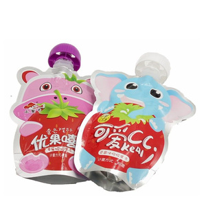 Custom Design Plastic Liquid Packaging Stand up Drink Pouch With Spout Squeeze Baby Food <strong>Juice</strong> Spout Pouch Bag - Product Image 5