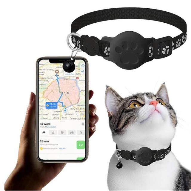 Directly Sale Pet Cat Tracker Collar With S10 GPS Locator Compatible with AP Find My