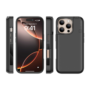 Nhà sản xuất vỏ pin Lithium mới, vỏ pin dự phòng cho iPhone 16 15 14 13 12 11 Pro Max với bộ sạc pin có thể sạc lại - Product Image 4