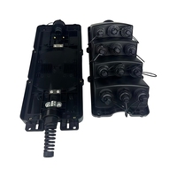 Caja de Conexión de Fibra Óptica de Grado Telecomunicaciones de 12 Puertos, Caja de Terminación de Fibra Óptica Impermeable IP65, Caja de Distribución de Fibra Óptica FTTH