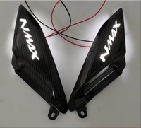 Couvertures Latérales de Moto, Panneau Décoratif avec Lampe LED pour Yamaha Nmax 125 155 Nmax155 Accessoires