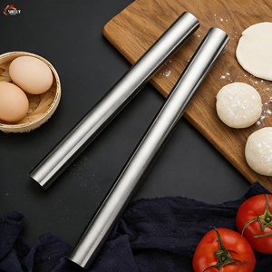Rodillo de Acero Inoxidable Antiadherente y Ecológico XL-Baking Tools con Mango Metálico para Fondant, Masa de Pastel, Pizza y Repostería - Product Image 3