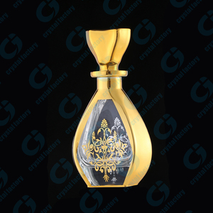 Cj-hot bán Antique Luxury handmade Arabic 150ml UV in Nước hoa thủy tinh hiển thị Decanter chai - Product Image 2