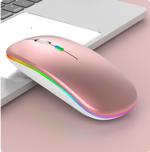 <span class=keywords><strong>Mouse</strong></span> USB Moderno Mini con Retroilluminazione RGB, Modalità Dual 2.4G Wireless e Bluetooth 5.2, Ricaricabile, Ottico, per Laptop - Product Image 5