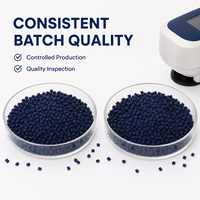 Granulés de masterbatch bleu, pigment de résine plastique pour découpe à froid, pour moulage par injection et extrusion