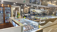 Comptoir de réception personnalisé pour café et comptoir de bar pour café |   Éclairage LED pour Meubles de Magasin Commercial Wave Front