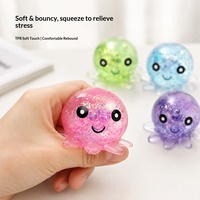 Jouet anti-stress Octopus Squishy à récupération lente, style bonbon de malt, gadget de décompression en PU, pour tous les âges, best-seller