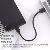Cable de Datos USB 3.0 Tipo A a Micro-B Ecológico para Disco Duro de Computadora, Carga Rápida, Transmisión de Alta Velocidad de 5 Gbps