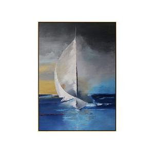 <span class=keywords><strong>Peinture</strong></span> Paysagère de <span class=keywords><strong>Voilier</strong></span> en Bord de Mer Personnalisée Faite à la Main à partir de Photos <span class=keywords><strong>Abstraite</strong></span> avec <span class=keywords><strong>Peinture</strong></span> Acrylique - Product Image 1