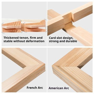 Nhà Máy Cung Cấp Trực Tiếp Bằng Gỗ Kéo Dài Vải Cáng Thanh DIY Kết Hợp Khung Tenon Dải Sơn Dầu Bên Trong Khung Dải - Product Image 2