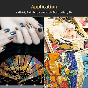 Fogli di Carta Metallizzata Imitazione Foglia d'Oro per Arte e Artigianato, Alta Qualità, Prezzo all'Ingrosso - Product Image 4