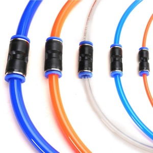 4/6/8/10/12/14/16mm OD Push to Connect Pipe Tube Straight Fittings Pneumatic Air Line <b>Quick</b> <b>Connector</b> Release Fitting - Product Image 1