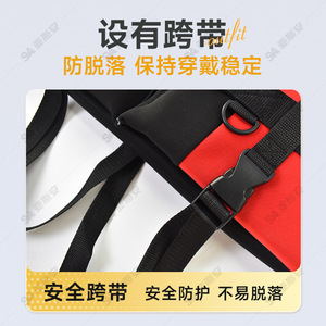 Gilet de sauvetage HUAZHITUO 150N en néoprène rouge réfléchissant pour la pêche, le surf, le rafting, la navigation de plaisance – Taille adulte MLXLXXLXXXL - Product Image 4