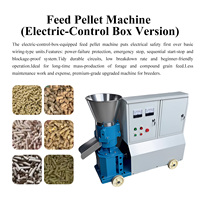 Machine à granulés d'aliments pour animaux de ferme, machine de fabrication d'aliments pour animaux, machine de traitement des aliments avec moteur électrique/diesel pour bovins et volailles