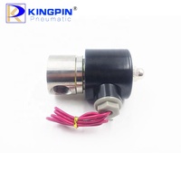 Électrovanne électrique 2S040-10 eau Air huile 12VDC 24VDC 24VAC 110VAC 220VAC 2/2 Way NC en acier inoxydable 304