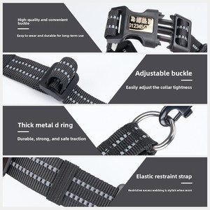 Nuevo <span class=keywords><strong>Collar</strong></span> Reflectante para Perro, Transpirable, Cómodo y Fácil de Colocar, Modelo F106, Venta al Por Mayor - Product Image 3