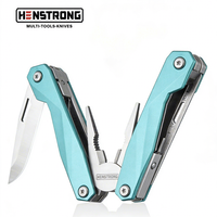 Outil multifonction portable de qualité industrielle en acier inoxydable pour le camping, EDC, pliable, avec pince, lime et couteau de survie
