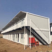 Maisons préfabriquées de luxe, 5 chambres, 3 salles de bain, conteneurs sanitaires, conteneurs de présentation en kit, à vendre