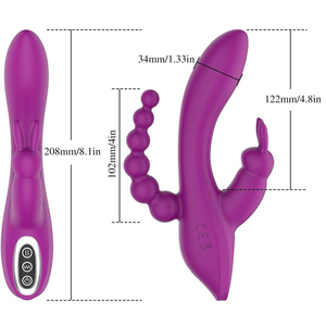 Vibrador Dildo, Juguetes Sexuales para Mujeres, Vibradores de Conejo para Punto G y Anal, Juguetes Sexuales para Adultos con 7 Velocidades Potentes y 7 Modos de Vibración - Product Image 2