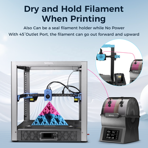 <span class=keywords><strong>Sovol</strong></span> Boîte de séchage de filament améliorée SH02 en vente, support de bobine d'imprimante 3D, compatible avec PLA PETG TPU ABS 1.75/2.85mm - Product Image 4