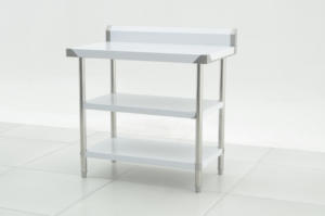 Customized 201/304 Stainless Steel <b>Work</b> <b>Table</b> for Commercial Kitchen, Restaurant Prep Workbench, Anti-Rust Utility <b>Table</b> - Product Image 3