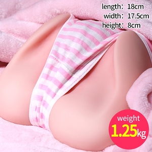 Juguete sexual de TPE para hombres, Copa de Avión con forma de Abulón Rosa, diseño de vagina invertida, forma de bollo vaporizado y forma de nalgas grandes, para masturbación masculina, juguete sexual de nalgas Yin - Product Image 6