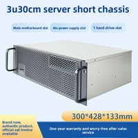 Châssis de serveur tour industriel Hengyu 3U-300, profondeur 30 cm, boîtier court avec lecteur optique, station de travail, stockage ATX, en stock