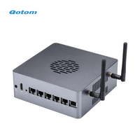 Mini PC Barebone con 6 Puertos LAN Intel I210 LGA1151 para CPU Core de 6ª a 9ª Generación, Firewall, Router, Refrigeración Activa