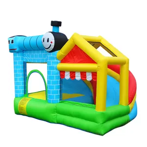China vendor girl bouncy house 8*6ft commercial adult kids inflatable Thomas train character bouncy castles to buy