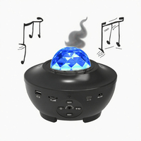 Nuevo proyector de galaxia estrellada LED, luz nocturna con Control remoto, regalo para niños para reproductor de música, lámpara de barra de hogar de Color RGB