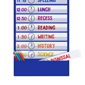 Juguetes Montessori para el Hogar y la Escuela, Tabla de Horarios Visuales para Niños, Calendario, Juego de Entrenamiento de Buenos Hábitos, Suministros de Oficina y Escolares - Product Image 5
