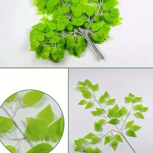 Ramas de Baniano Artificiales Reutilizables de Aspecto Natural para Decoración del Hogar, Estantes de Cocina, Oficina, Cubículos, Adorno Verde para Cafeterías y Paredes - Product Image 2