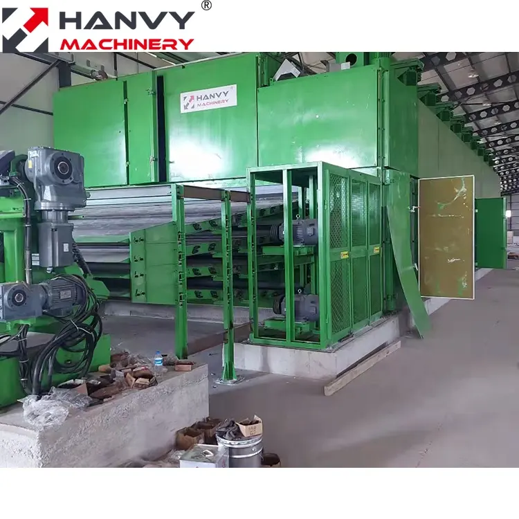 China Hanvy Factory 4 Decks Plywood Machinery Supplier Automatic Wood Veneer Dryer