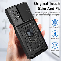 Accessoires pour téléphones mobiles Coque arrière en TPU avec anneau de support pour appareil photo Étanche antichoc Coque de protection pour téléphone pour S22 S23 Ultra