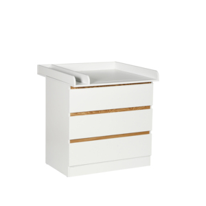 3 ngăn kéo ngực với thay đổi Topper (Trắng), bé tủ quần áo với thay đổi bảng <span class=keywords><strong>Top</strong></span>, tủ quần áo cho vườn ươm, 3 ngăn kéo trẻ em tủ quần áo - Product Image 4