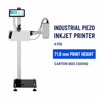 Impresora Industrial de Inyección de Tinta UV Piezoeléctrica Seiko 1020 360 DPI para Codificación y Marcado de Embalajes de Cartón Corrugado, Bolsas de Papel y Tableros de Madera
