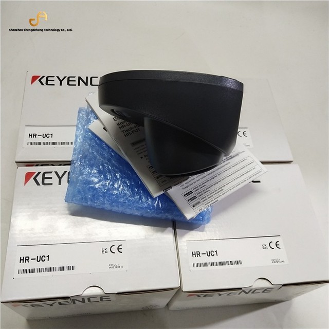 Inventory Keyence HR-100B Rev. B Handheld Barcode W/ Scanner Base HR-UC1
