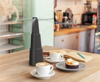Ventilateur anti-moustiques pliable noir avec pales souples, répulsif pour moustiques et insectes volants