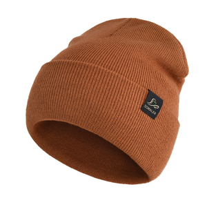 Unisex 100% Chất Lượng Cao Đan Beanie Hat Với Biểu Tượng Tùy Chỉnh Mùa Đông Cuff Beanie Cho Phụ Nữ Người Đàn Ông Skull <span class=keywords><strong>Cap</strong></span> - Product Image 6