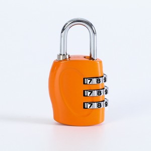 N832 กุญแจรหัส 3 หลัก ความยาว 36.5 มม. โลหะผสมสังกะสี ปรับตั้งรหัสใหม่ได้ สำหรับกระเป๋าเป้ กระเป๋าเดินทาง ตู้เก็บของ กล่องเครื่องมือ - Product Image 3