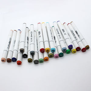 12 24 couleurs double marqueurs stylo double extrémité <span class=keywords><strong>alcool</strong></span> croquis <span class=keywords><strong>dessin</strong></span> marqueurs stylos école <span class=keywords><strong>crayon</strong></span> ensemble - Product Image 1