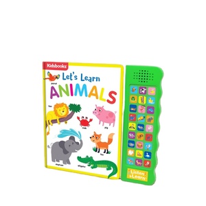 Vendita calda nuovi libri da tavolo per bambini audiolibro per l'apprendimento precoce cerchiamo di imparare i suoni degli animali libri illustrati - Product Image 1