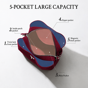 High Quality National Fashion Vintage Suede Hobo Bag Slouchy Large Capacity 3-5L Portable Genuine <b>Leather</b> Shoulder <b>Purse</b> Women - Product Image 6