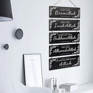 ป้ายไม้แขวนของตกแต่งบ้านติดผนังจี้ไม้คำขวัญป้ายตกแต่งวันพีชแบบกำหนดเอง - Product Image 3