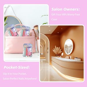 Disposable Durable Manicure Kit Individually Package Mini Nail Buffer Nail <b>File</b> Plastic Stick Press Nail Tool <b>Box</b> Salon - Product Image 1