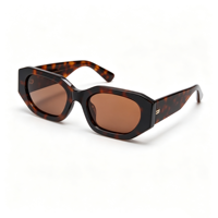 Lunettes de soleil rétro en acétate, monture petite et tendance, faites à la main, avec logo personnalisé, protection UV400, pour un usage quotidien et la mode urbaine