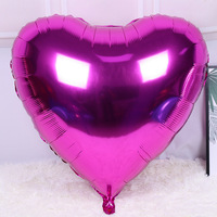 Ballons en feuille d'aluminium en forme de cœur de grande taille 75 cm, décoration de fête de mariage, ballons cadeaux