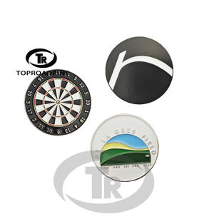 Lot de marqueurs de balle de golf magnétiques vierges de haute qualité, avec ouvre-bouteille en métal personnalisé et outil de réparation de divots – Vente en gros - Product Image 1