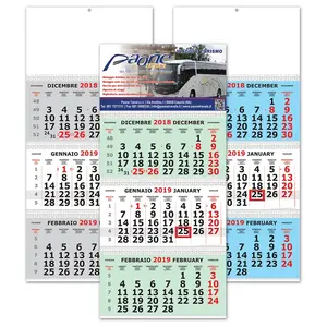 Calendario a tre ante personalizzato per merchandising - Product Image 1